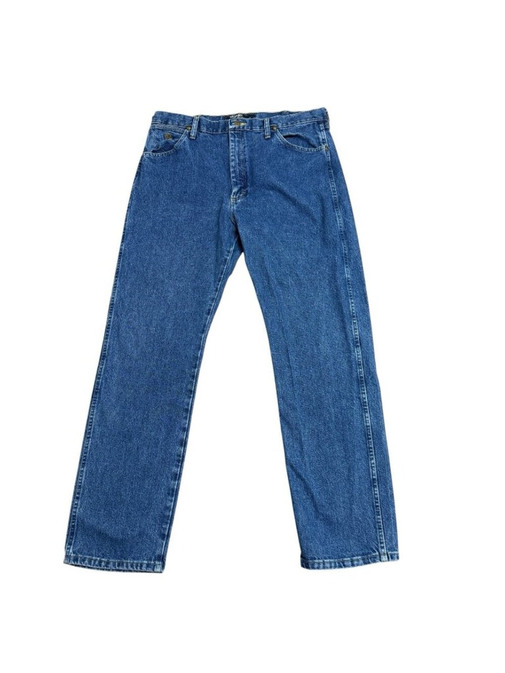 WRANGLER GEORGE STRAIT JEANS 13MGSHD MENS 36 X 32 COTTON BLUE DENIM WESTERN